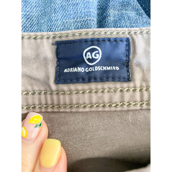 AG ADRIANO GOLDSCHMIED Men's Khaki The Graduate Tailored Leg Jeans sz 38 X 34 - Picture 9 of 11